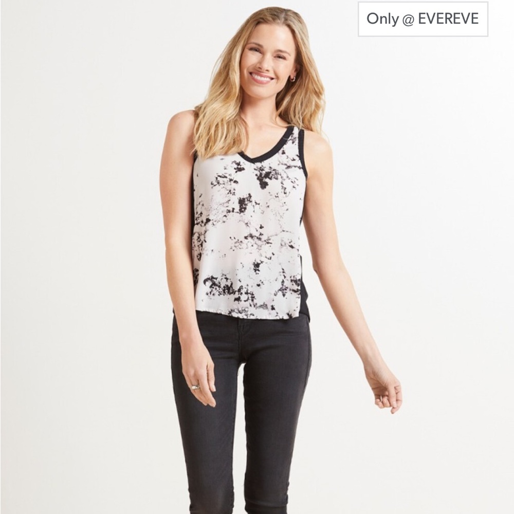Evereve Peyton Jensen Maggie Knit Trim Tank